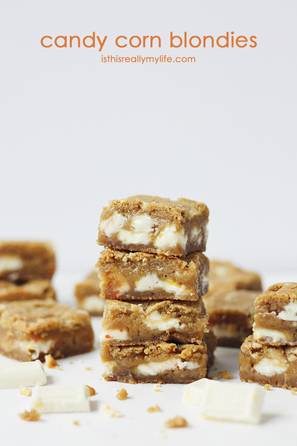 Candy Corn Blondies