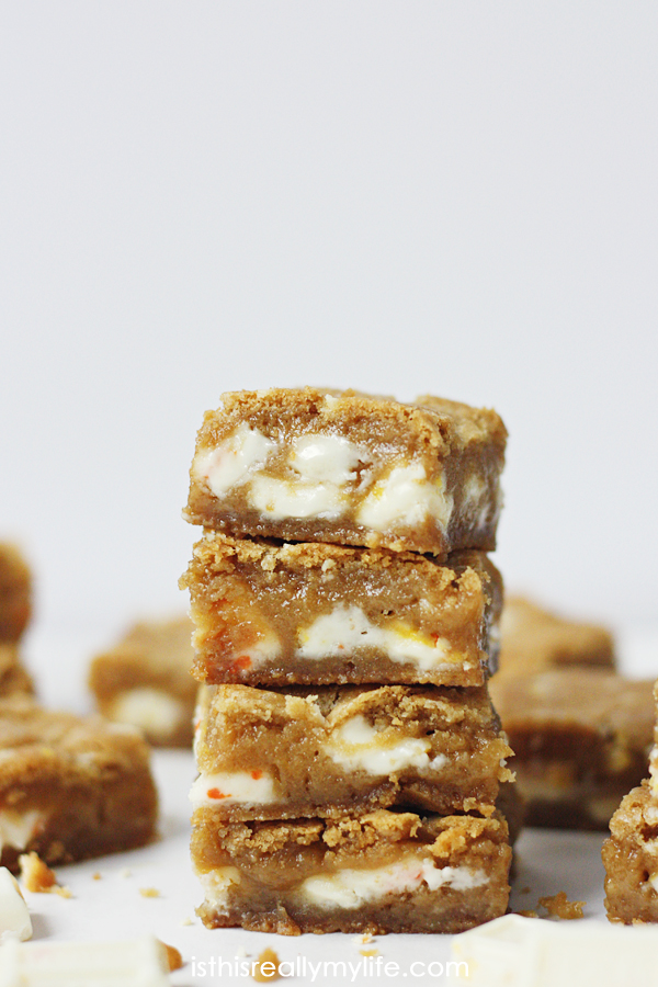 Candy Corn Blondies
