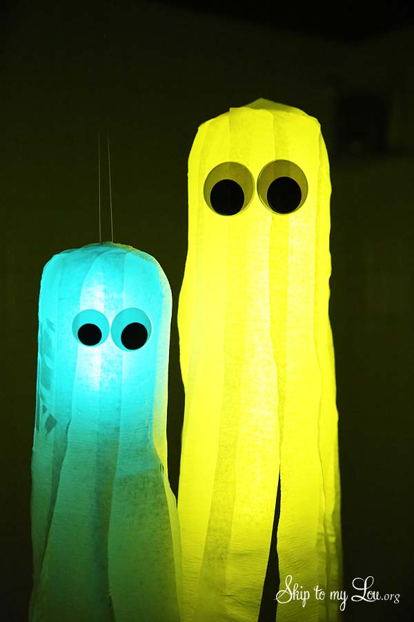 Glow in the dark ghost craft