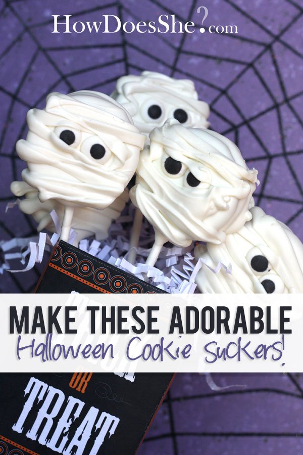 halloween treats on a stick