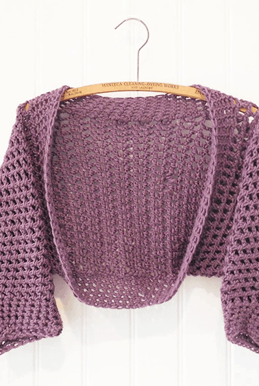 crochet shrug free pattern