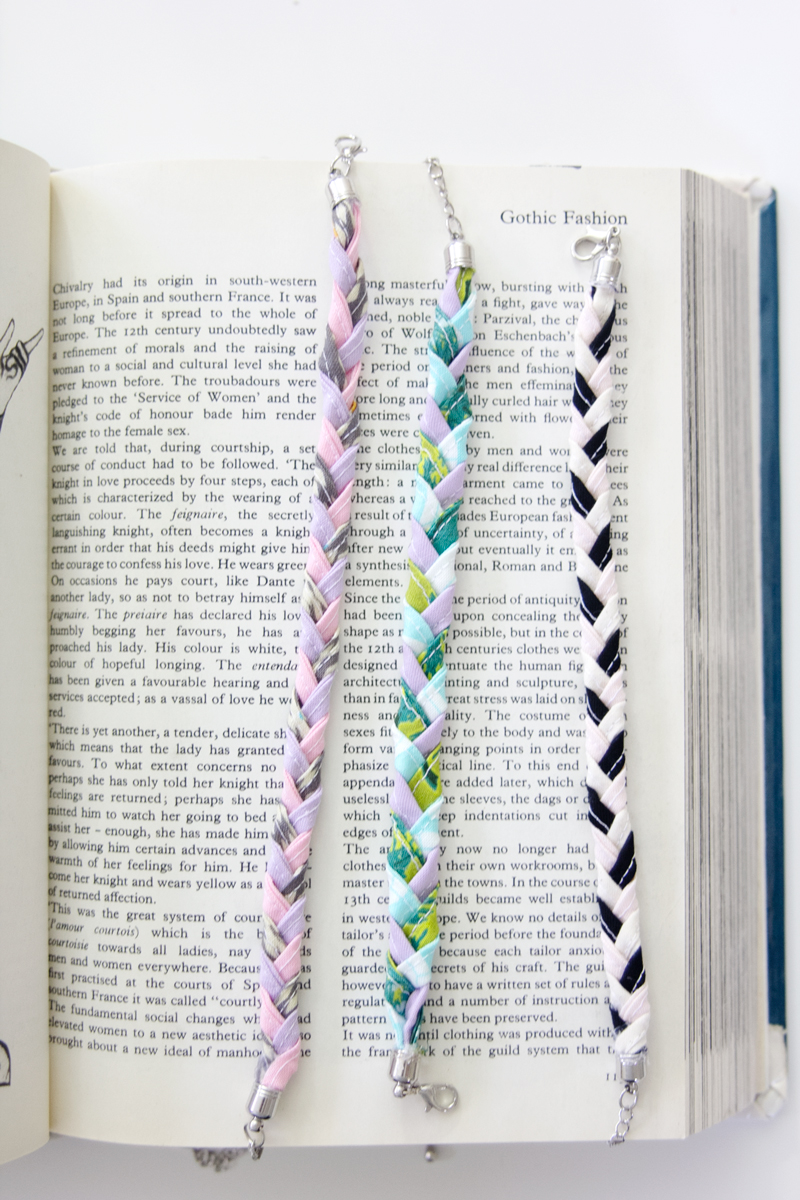 Fabric Friendship Bracelet Tutorial | See Kate Sew at Skip to My Lou