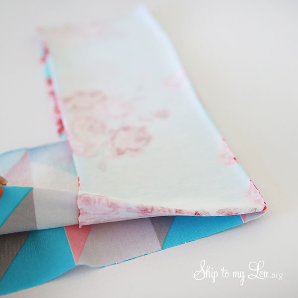 diy looped headband folds