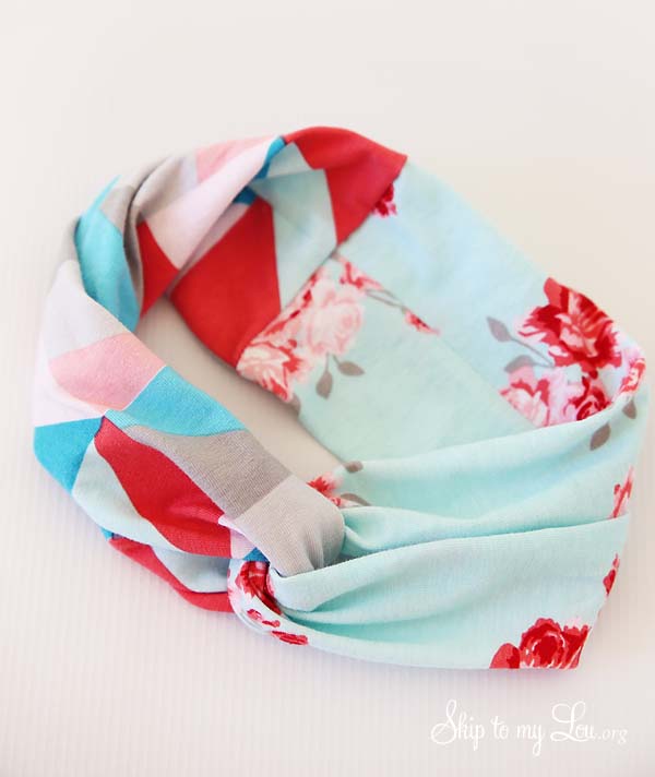 diy turban knit headband