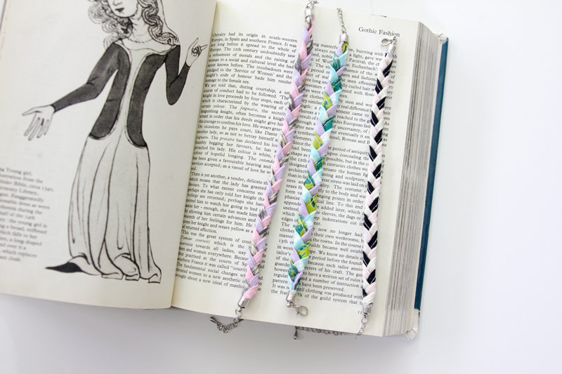 Fabric Friendship Bracelet Tutorial | See Kate Sew at Skip to My Lou