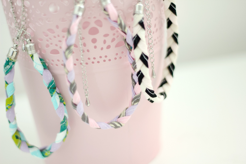 Fabric Friendship Bracelet Tutorial | See Kate Sew at Skip to My Lou