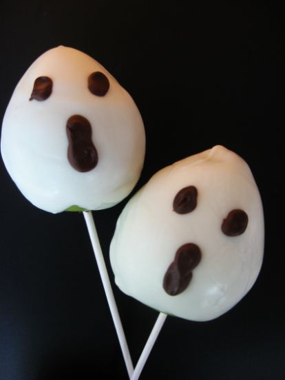 halloween treats on a stick
