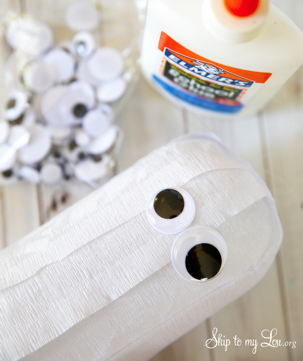 glowing ghost craft add eyes