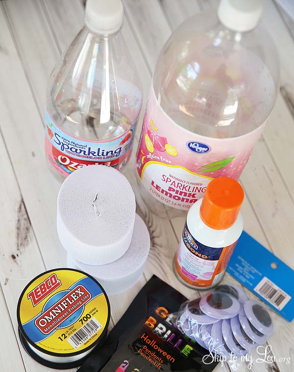 glowing ghost craft supplies