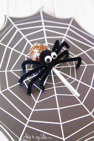 tootsie pop spider craft