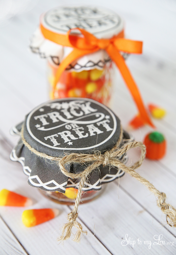 trick or treat jar covers