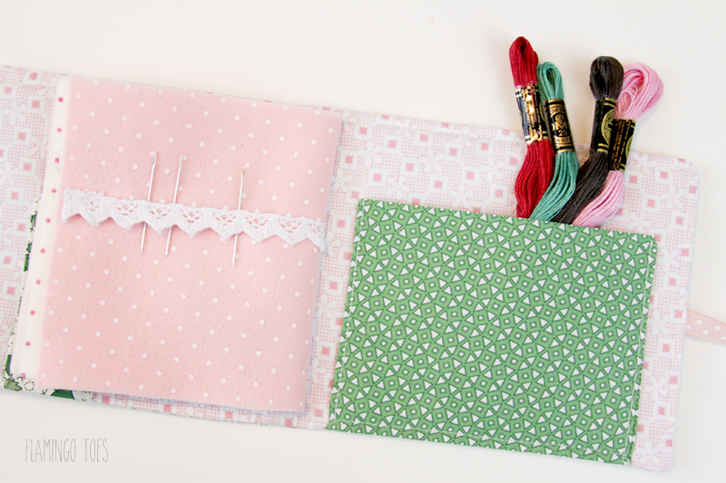 Needle book pages