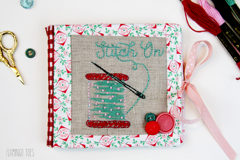 Retro Style Needle Book