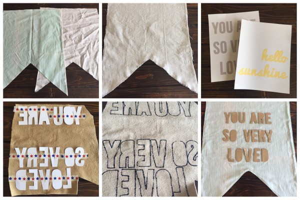 handmade Christmas- DIY flag banner gift idea (easy to customize, even easier to put together!)