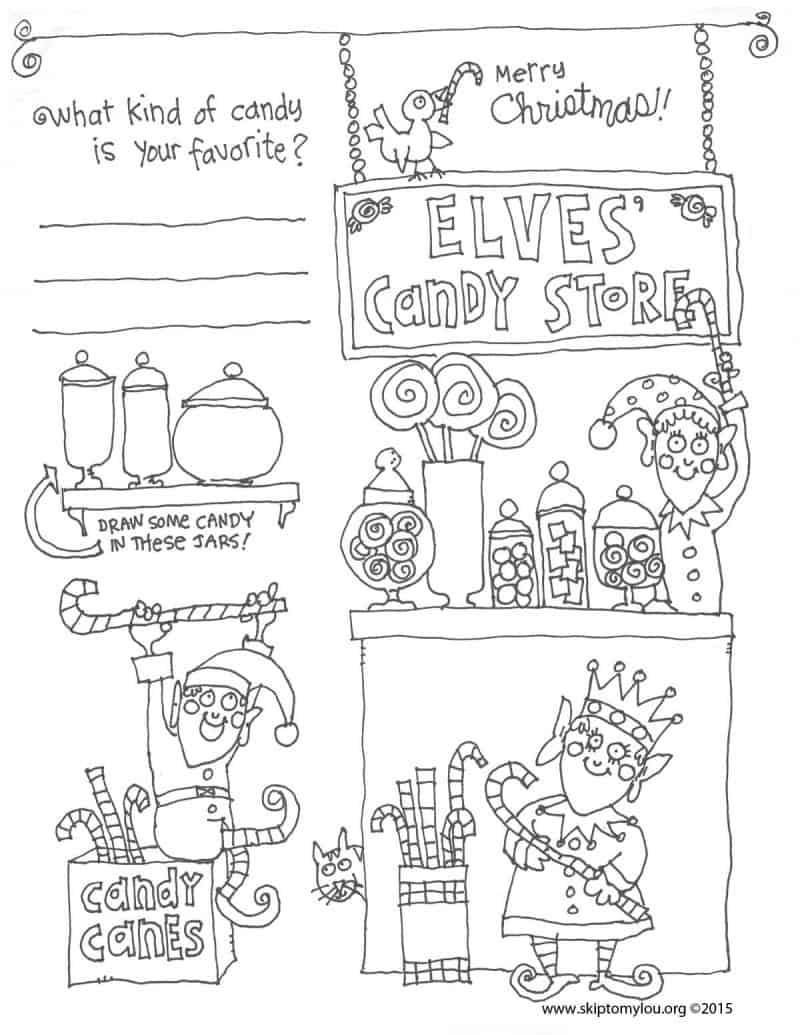 The Cutest Christmas Coloring Pages Skip To My Lou