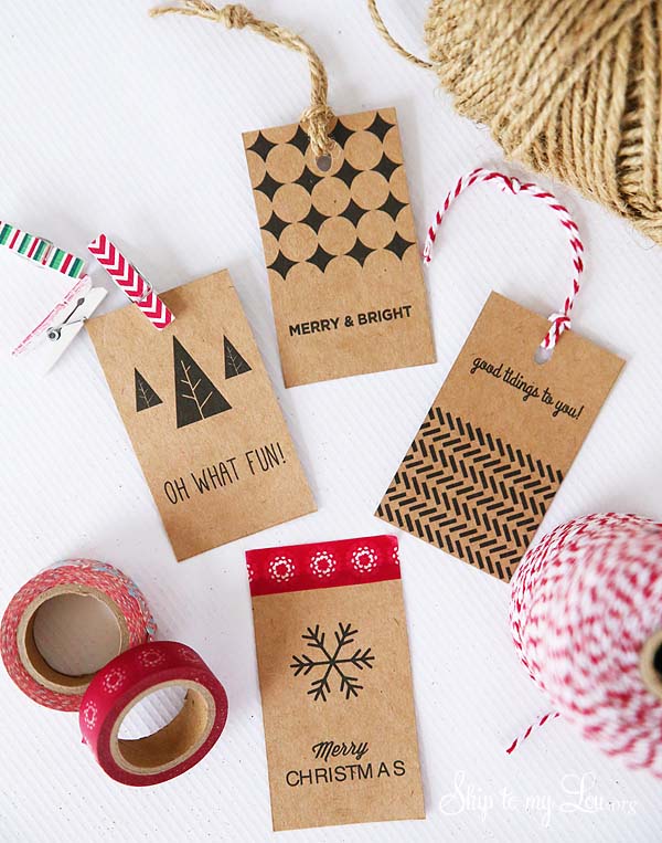 Printable Holiday Gift Tags