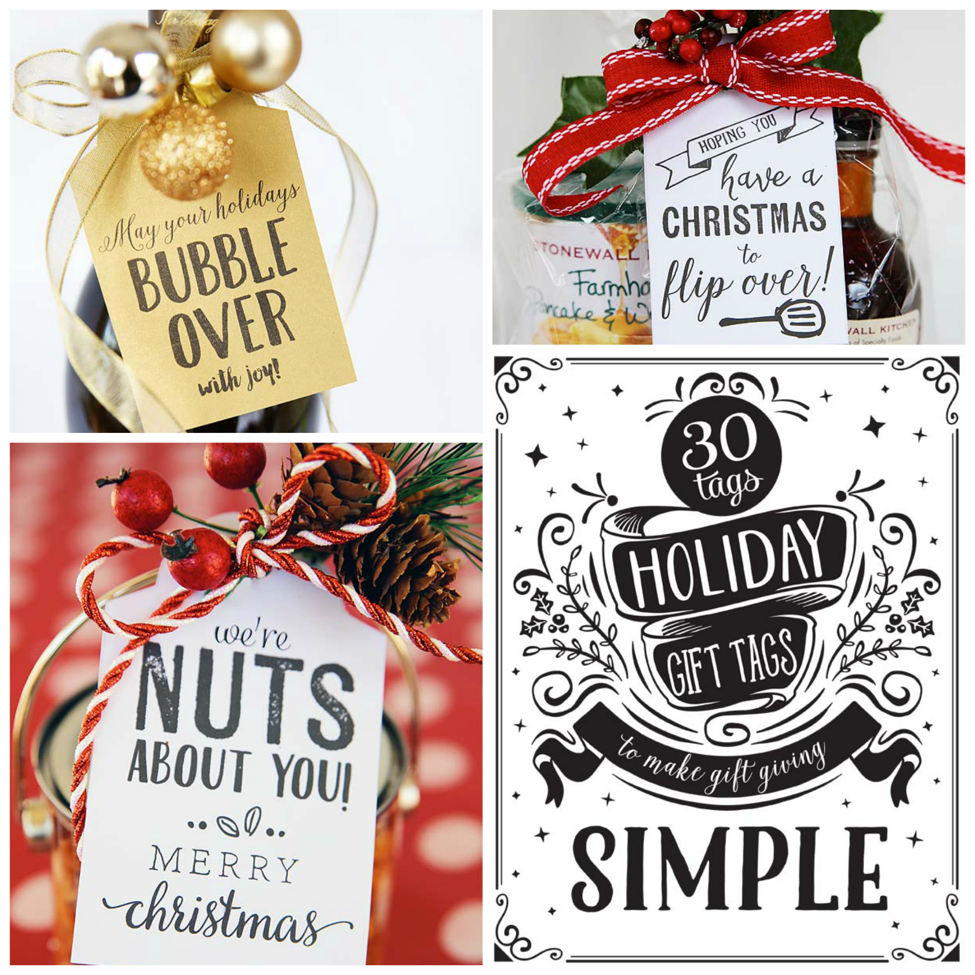 holiday gift tags