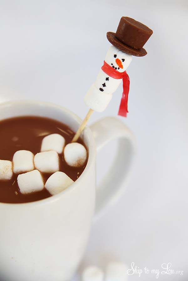 snowman stirrer
