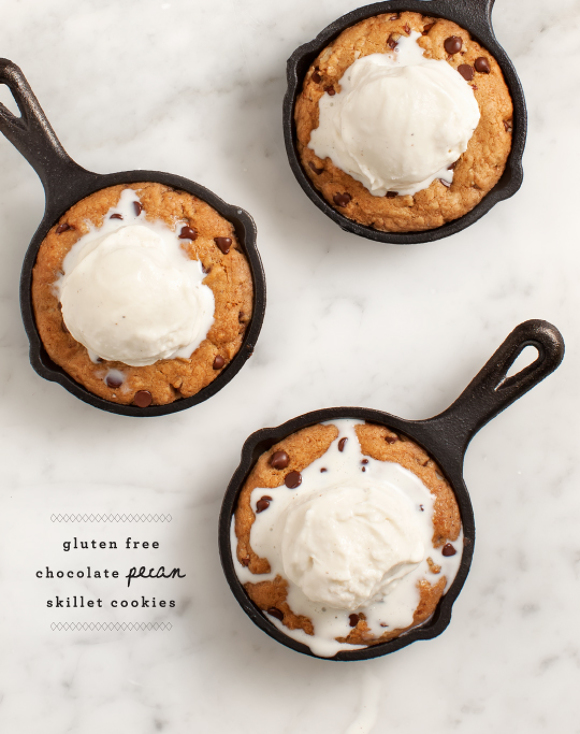 gluten free skillet cookies