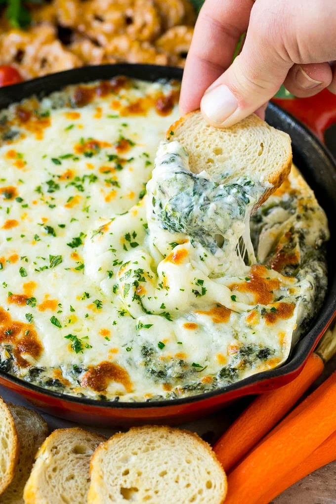 hot spinach dip