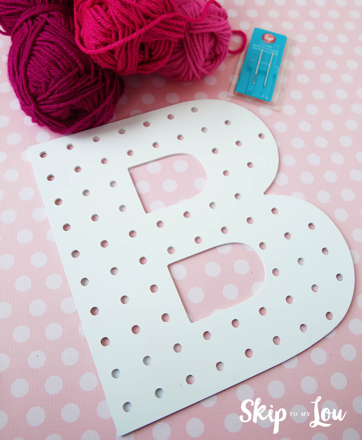 cross stitch letter supplies