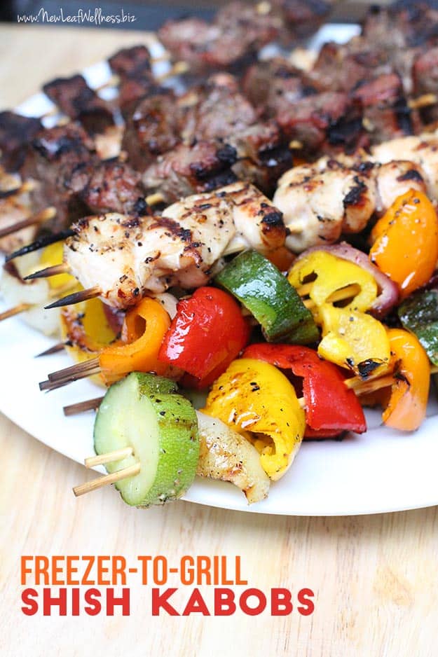 Freezer-to-Grill Shish Kabobs