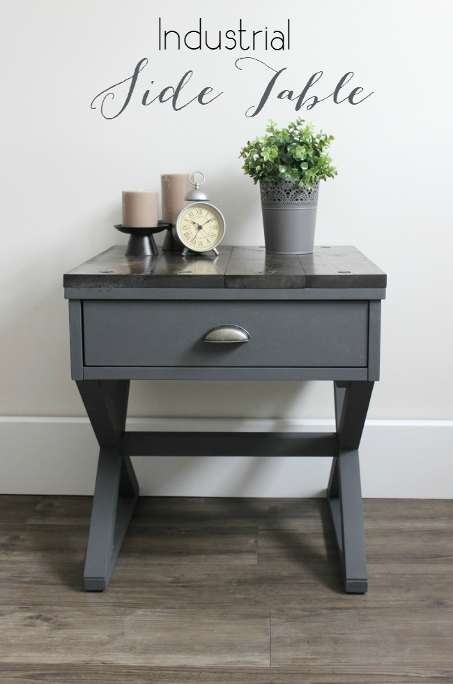 Industrial-Side-Table