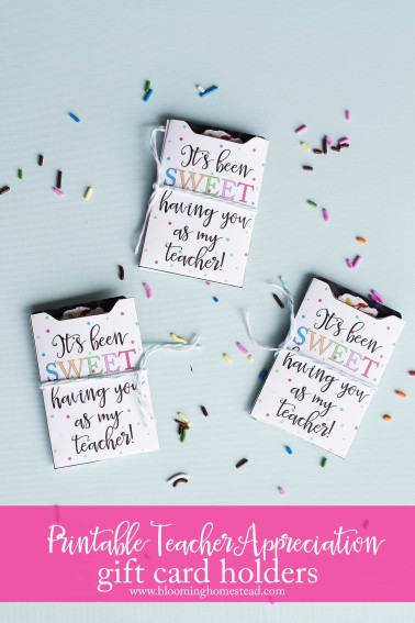 teacher appreciation printable gift card holders by blooming homestead