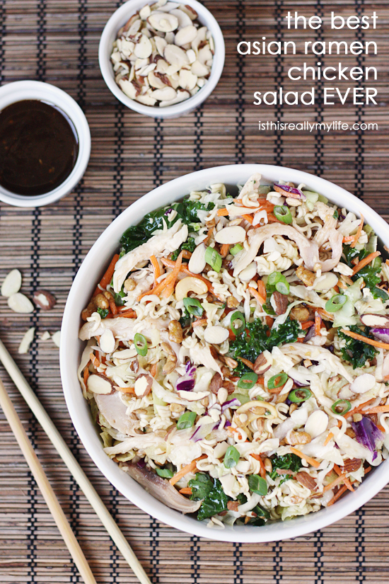 The best Asian ramen chicken salad EVER