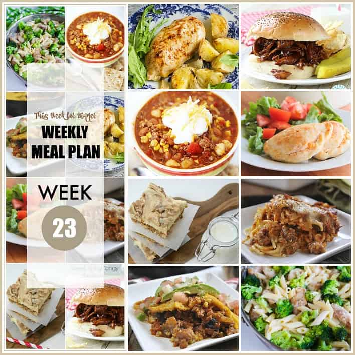 Weekly Meal Plan FB 23