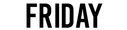 Menu Friday