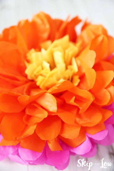 tissue paper flowers