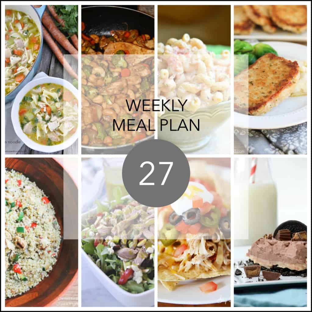 weekly meal plan 27 FB