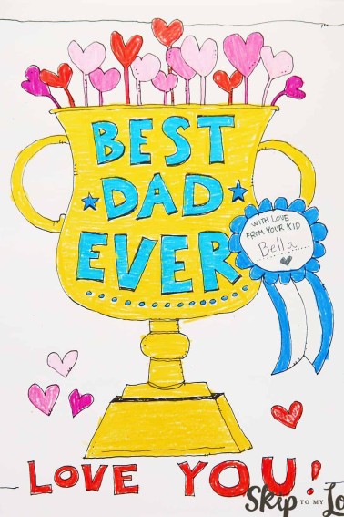 Coloring page for Dad
