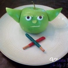 Yoda Apple snack