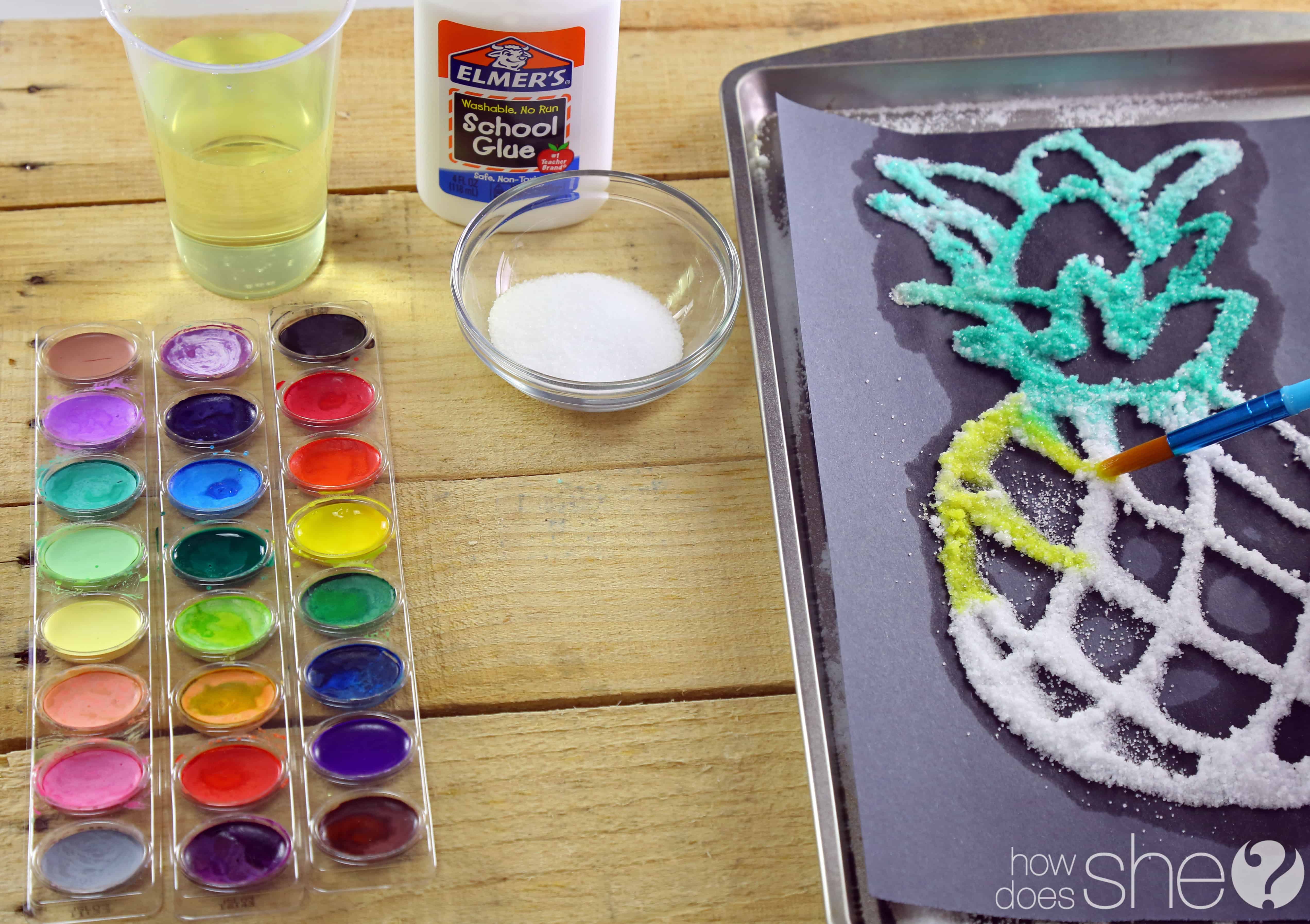 salt painting