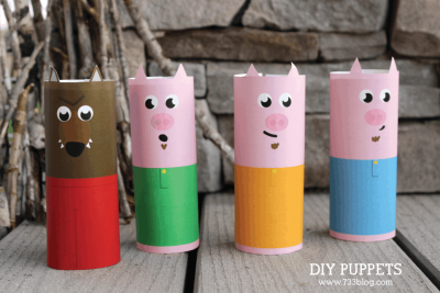 DIY Toilet Paper Roll Puppets