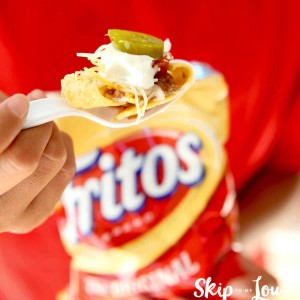 walking taco in fritos bag