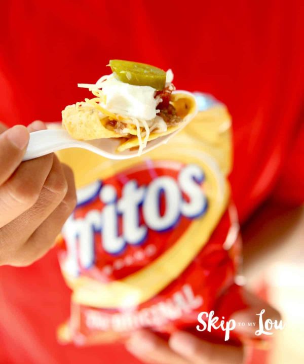 walking taco in fritos bag
