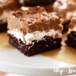 Brownies with Chocolate Rice Krispie Topping