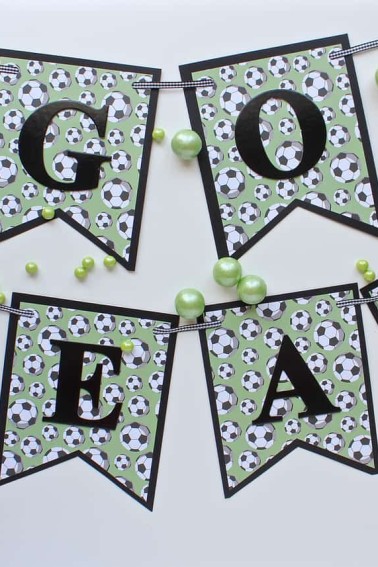 Use this FREE printable template to make a banner for any occasion, no fancy tools required!