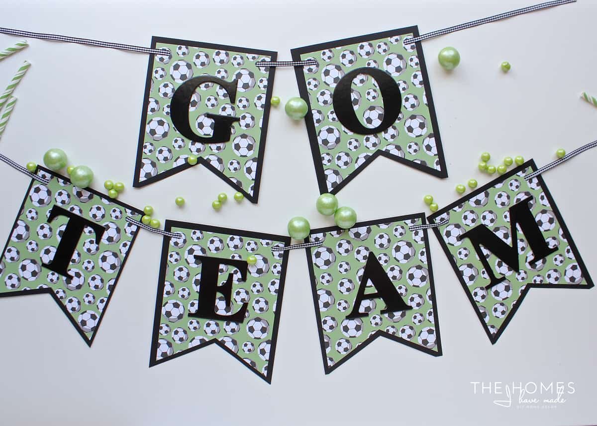 Easy Printable Banner for Any Occassion!  Skip To My Lou For Free Printable Pennant Banner Template