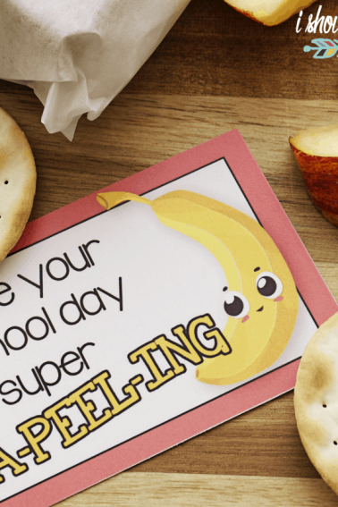 kids lunch note printables