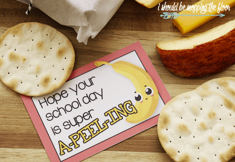 kids lunch note printables