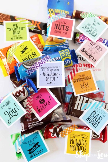 candy grams gift tags
