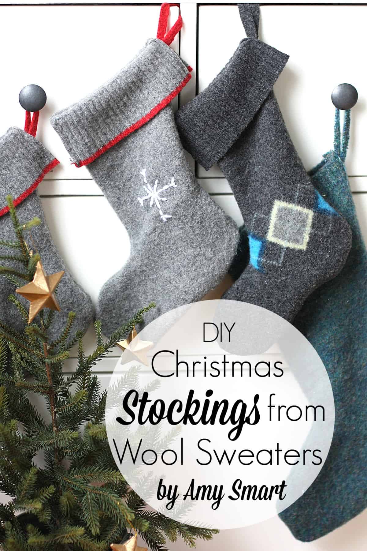 Easy Stockings from old sweaters | Skip To My Lou1200 x 1800