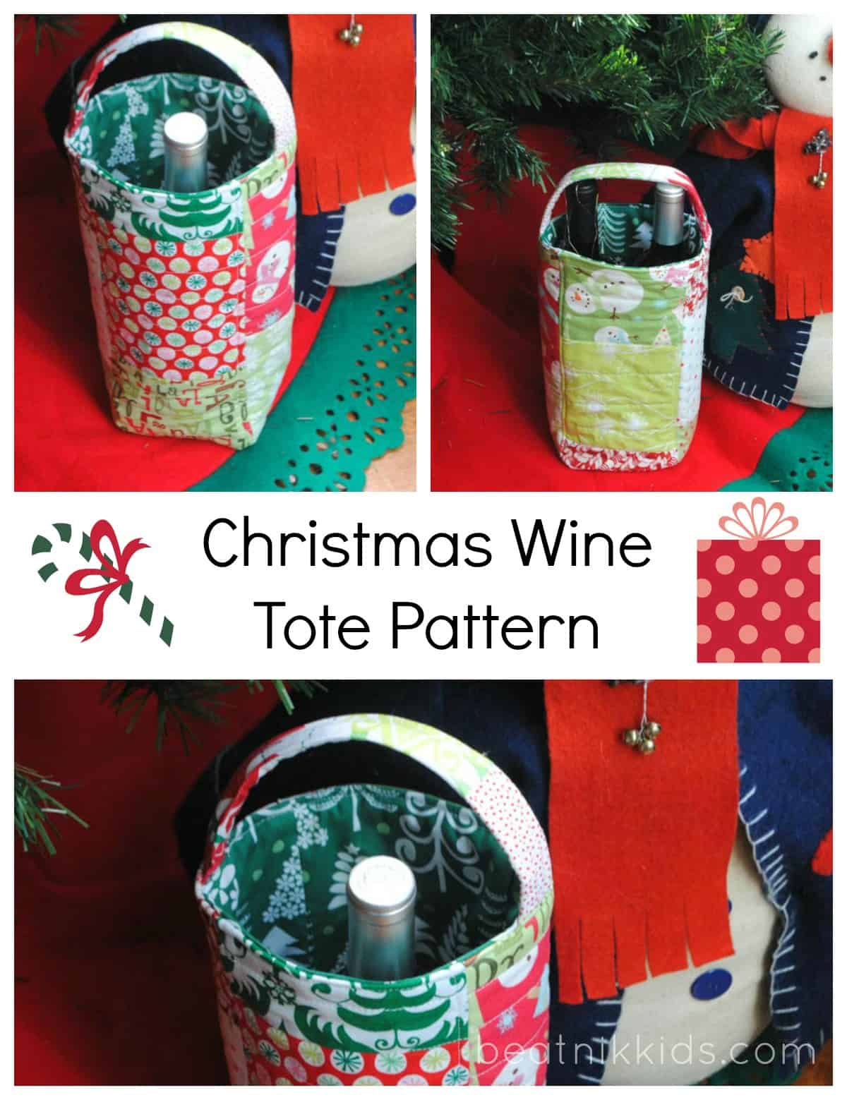wine bottle tote