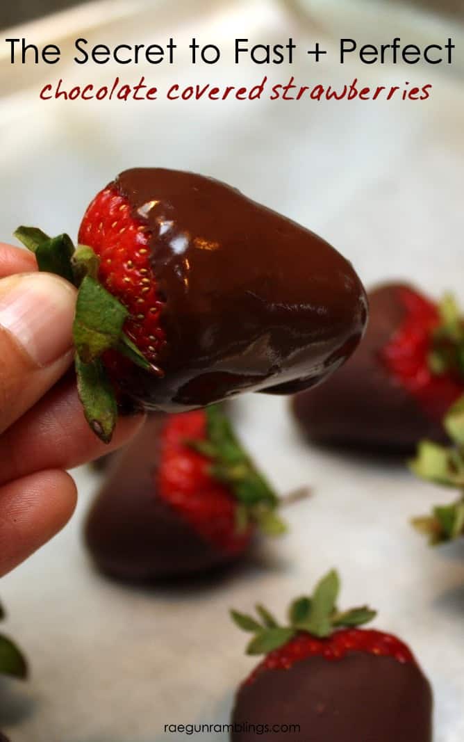 Won't make chocolate covered strawberries any other way!