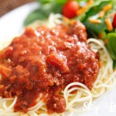allergy free pressure cooker spaghetti sauce