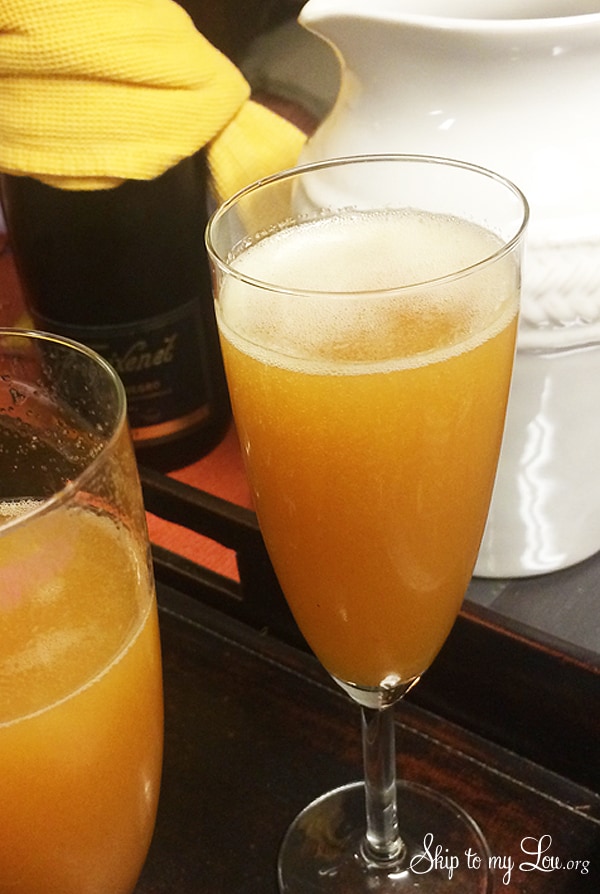 apple cider mimosa